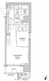 プラウドフラット大井町 903 間取り図