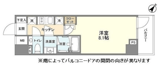 YSレジデンス代田橋 305 間取り図