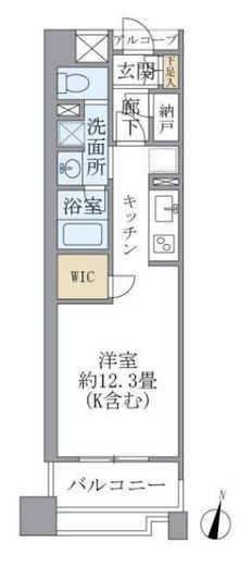 ベリスタ常盤台 2階 間取り図