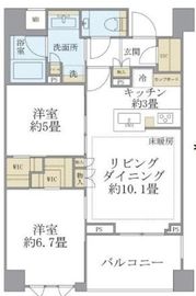 ブリリア目黒大橋 7階 間取り図