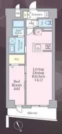 ラグゼナ平井サウス 304 間取り図