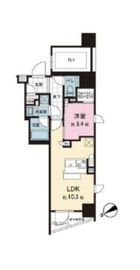 ザ・ライオンズミレス蔵前 15階 間取り図