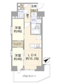 グローベルザ・国分寺クリスタ 6階 間取り図