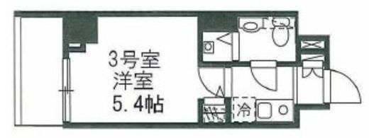 プレジール神宮前 103 間取り図