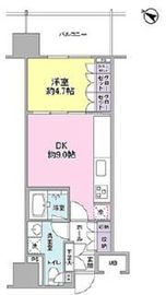 BPRレジデンス三田伊皿子坂 810 間取り図