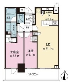 パークタワー西新宿 3105 間取り図