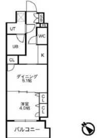 日神デュオステージ関内 10階 間取り図