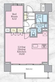 ラグゼナ＋OTO南千住 1402 間取り図