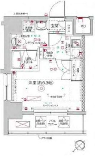 RELUXIA横濱鶴見Ⅳ (リルシア横濱鶴見4) 7階 間取り図