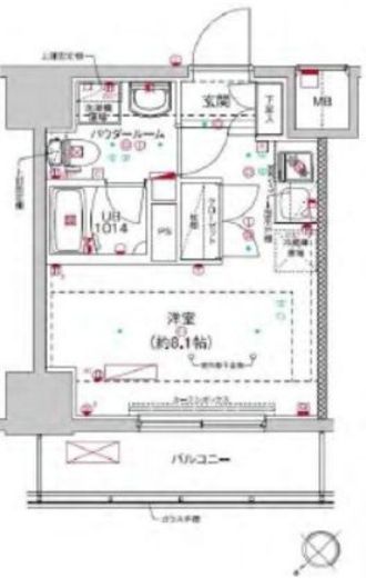 RELUXIA横濱鶴見Ⅳ (リルシア横濱鶴見4) 6階 間取り図