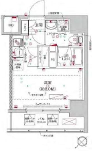 RELUXIA横濱鶴見Ⅳ (リルシア横濱鶴見4) 11階 間取り図