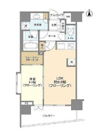 グランアビテ四谷三丁目ステーションフロント 12階 間取り図