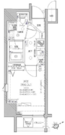 Le'a川崎壱番館 6階 間取り図