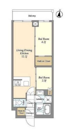 アジールコート練馬中村橋 111 間取り図