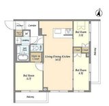 アジールコート練馬中村橋 118 間取り図