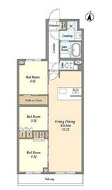 アジールコート練馬中村橋 423 間取り図