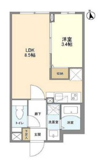 ウェルスクエア祖師ヶ谷大蔵 303 間取り図