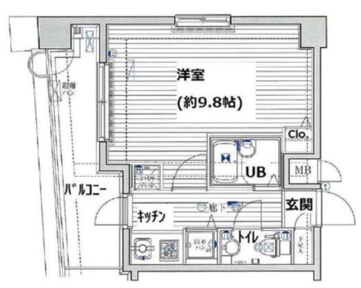 ガラ・ステージ神田神保町 10階 間取り図