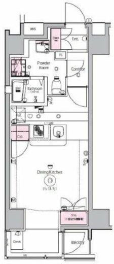 NIKKEIMARKS 6階 間取り図