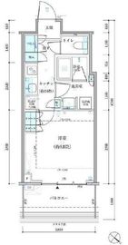 パークタワー勝どきミッド/サウス 10階 間取り図