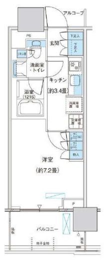 パークシティ柏の葉キャンパス ザ・ゲートタワー ウエスト 1011 間取り図