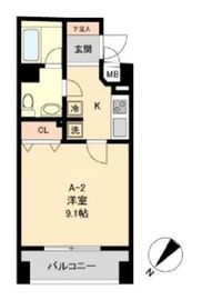 コモド水天宮レジデンス 701 間取り図