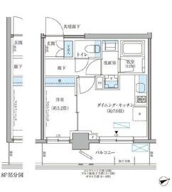 パークアクシス文京本郷 411 間取り図