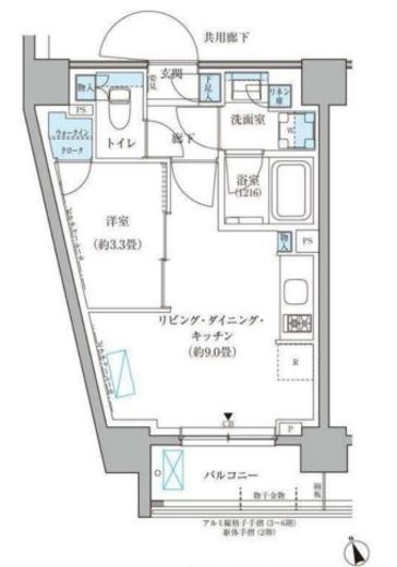パークアクシス文京本郷 225 間取り図