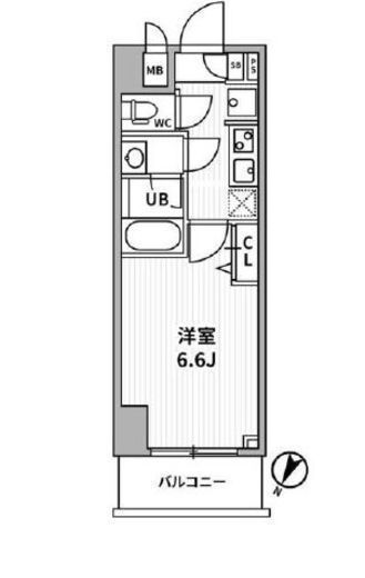 ALTERNA横濱阪東橋 (オルタナ横濱阪東橋) 1105 間取り図