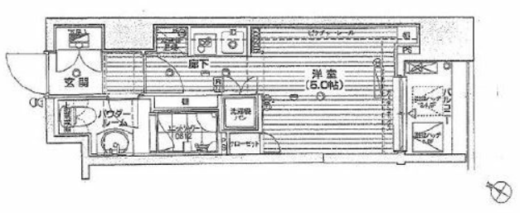 アプレシティ日本橋小伝馬町 2階 間取り図