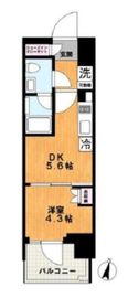 ルフォンリブレ板橋本町 8階 間取り図
