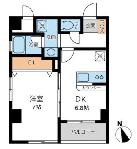 CITY SPIRE川崎 (シティスパイア川崎) 501 間取り図