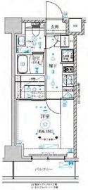 RELUXIA横濱吉野町Ⅲ (リルシア横濱吉野町Ⅲ) 7階 間取り図