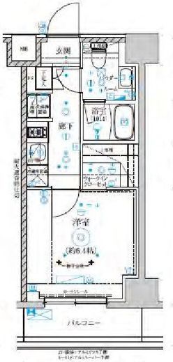 RELUXIA横濱吉野町Ⅲ (リルシア横濱吉野町Ⅲ) 7階 間取り図