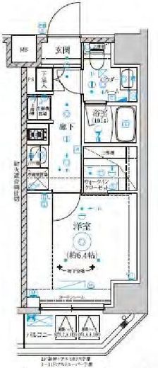 RELUXIA横濱吉野町Ⅲ (リルシア横濱吉野町Ⅲ) 7階 間取り図