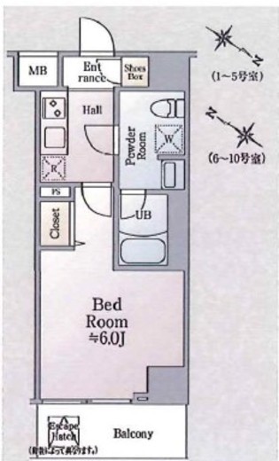 ジェノヴィア川崎Ⅱスカイガーデン 4階 間取り図
