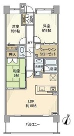 クレストシティアクアグランデ 9階 間取り図