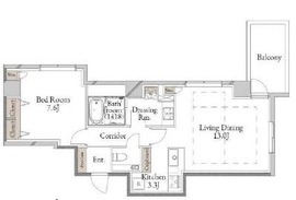 グランフィールド麻布霞町 306 間取り図