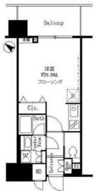 サンクレール荒川ブランガーデン 1512 間取り図