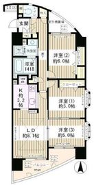 メゾン・シャルム 207 間取り図