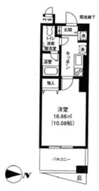 グランドゥール日吉 201 間取り図