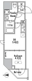 GRAN PASEO浅草入谷 (グランパセオ浅草入谷) 1201 間取り図