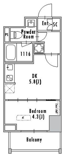 GRAN PASEO浅草入谷 (グランパセオ浅草入谷) 1002 間取り図