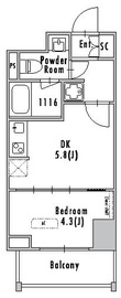 GRAN PASEO浅草入谷 (グランパセオ浅草入谷) 1202 間取り図