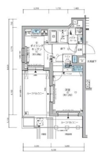 メインステージ信濃町 4階 間取り図