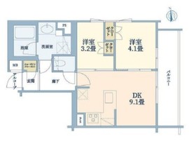 リベラージュ目黒洗足 5階 間取り図