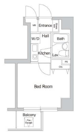 プライムアーバン川崎 701 間取り図