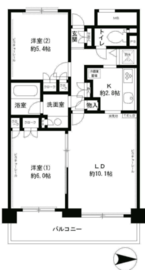 ラフィーネ阿佐谷 505 間取り図