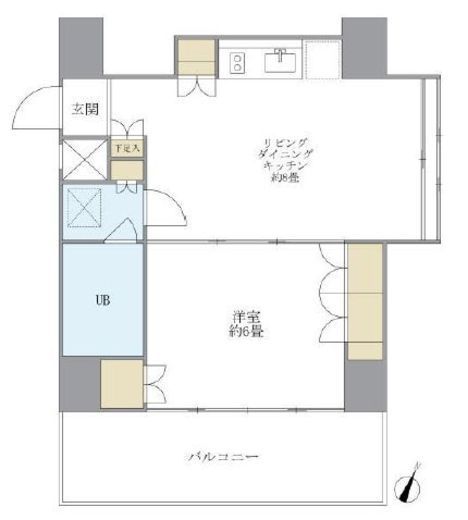 東京松屋UNITY 8階 間取り図