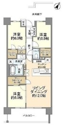 ザ・パークハウス横浜新子安フロント 4階 間取り図